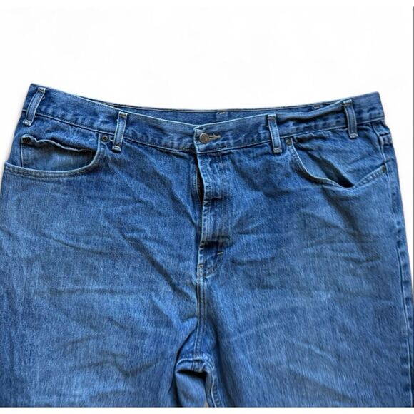 Mens Kirkland Signature Straight Leg Stonewash Jeans - Sz 44 x 32 - Picture 2 of 4